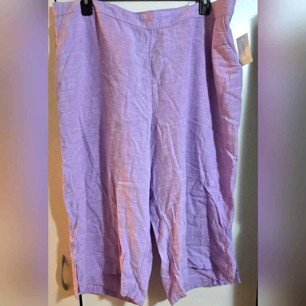 Catherines Light Purple Women's Bermudas/Capris.